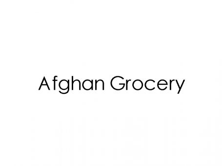 Afghan Grocery