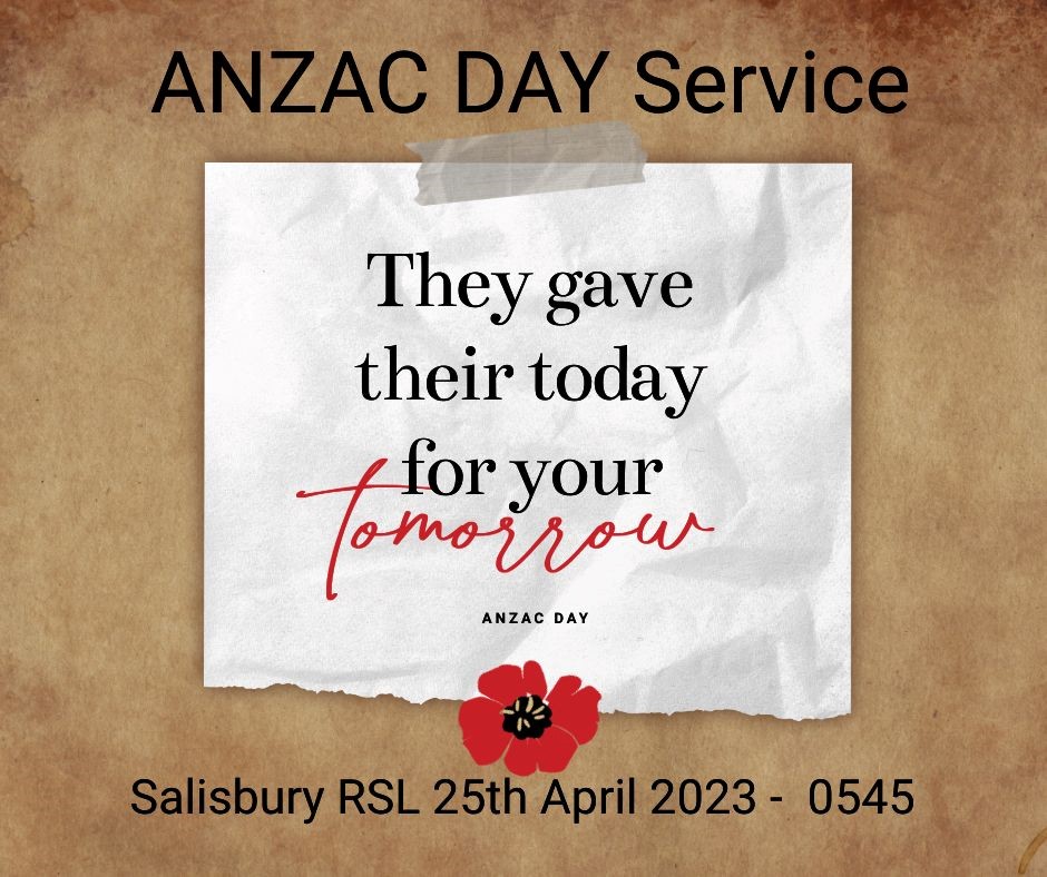 Salisbury ANZAC DAY Dawn Service