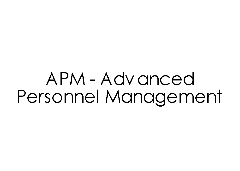 APM - Advanced Personnel Management