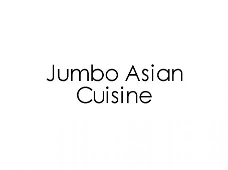 जंबो एशियाई व्यंजन