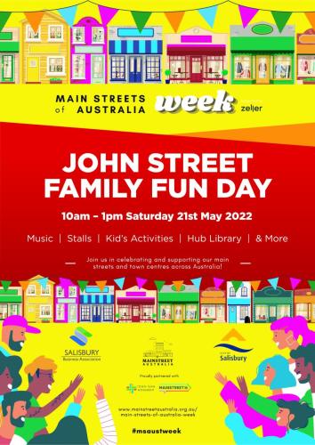Main Streets of Australia Week John Street Family Fun Day 2022-2