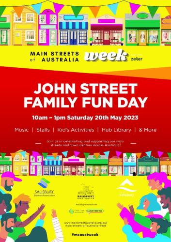 Mainstreets of Australia Week John Street Family Fun Day 2023